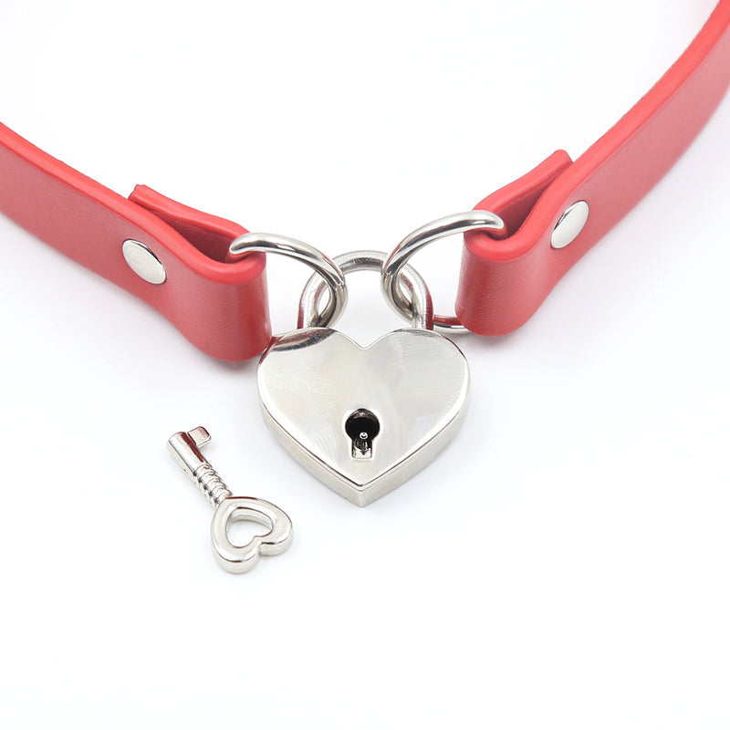 Collar - Lock Connector Neck Collar with Key (8 color options)