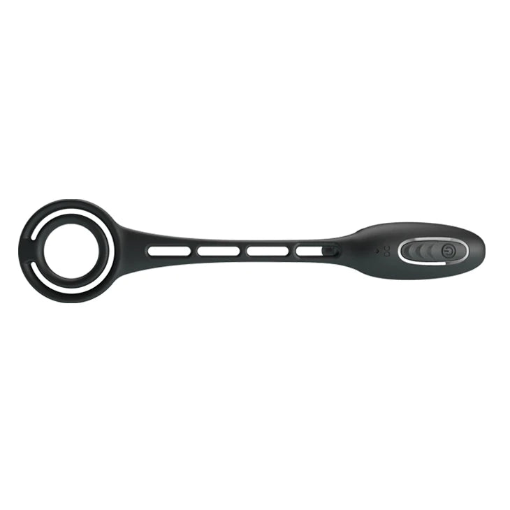 Cockring with Vibrating Prostate Plug