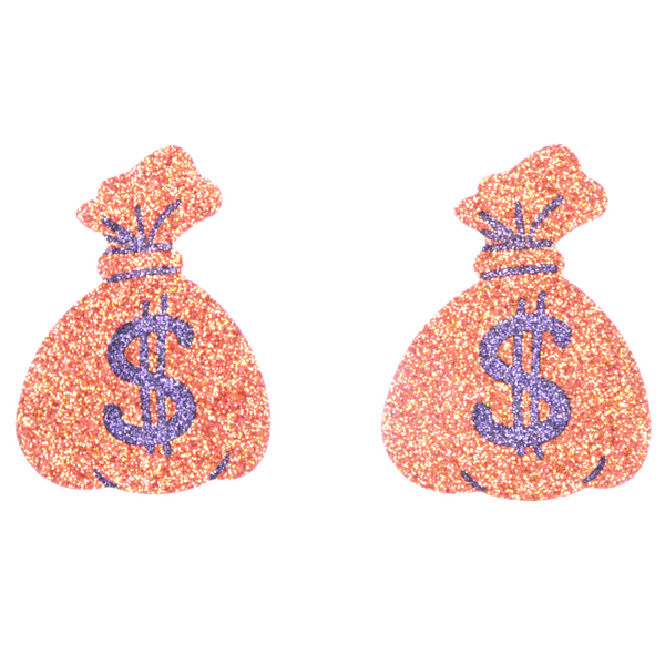 Pasties Money Bags Glitter Nipple Cover Pasties 5pk