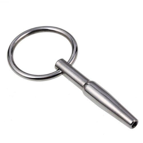 Penis Plug / Sound Cum-Thru Plug W/ ring-Fetish/Bondage-The Love Zone