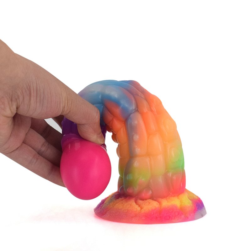 Rainbow Tower Luminous Dildo