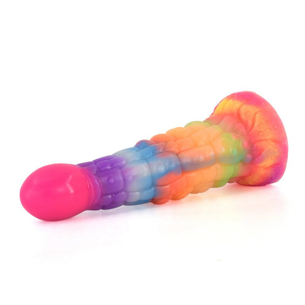 Rainbow Tower Luminous Dildo