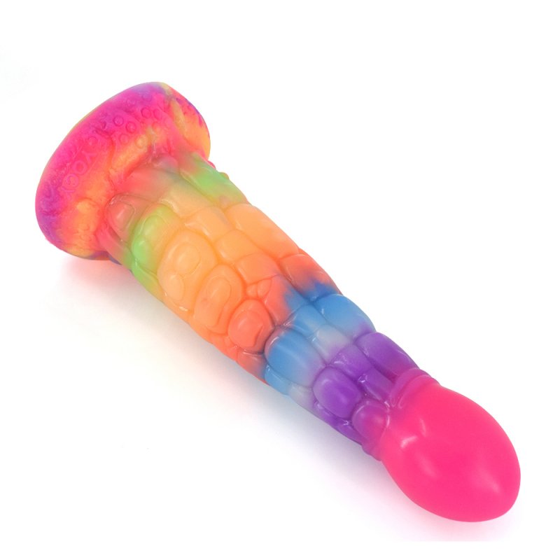 Rainbow Tower Luminous Dildo