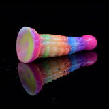 Rainbow Tower Luminous Dildo