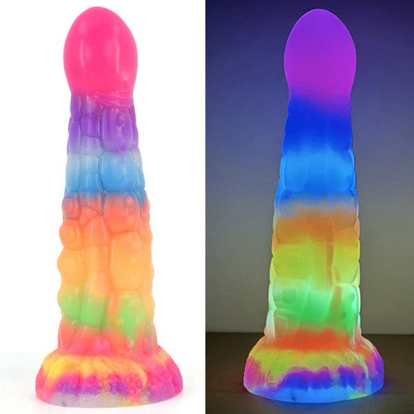 Rainbow Tower Luminous Dildo