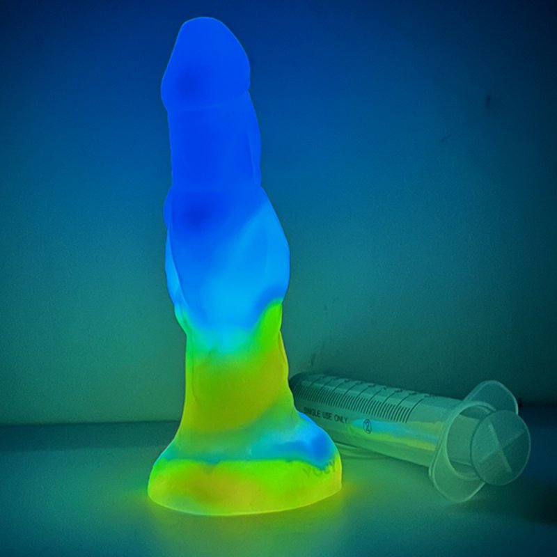 Alien Invasion Vibrate and Squirt Luminous Dildo