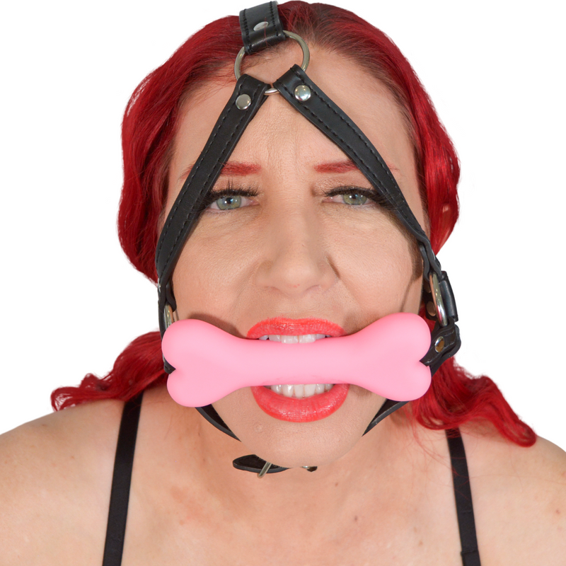 Ball Gag - Dog Bone Ball Gag Face Harness