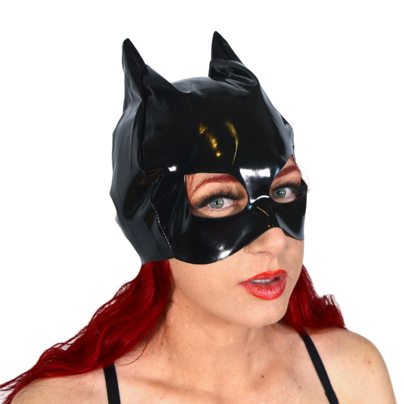 Mask - Shiny Black Cat Mask
