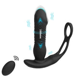 Thrusting Anal Plug with Fig 8