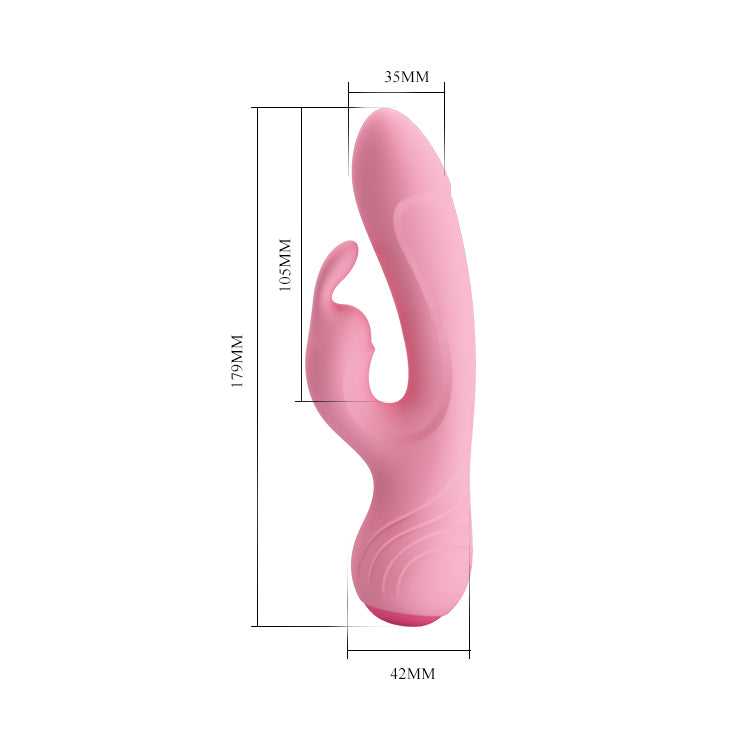 Vibrator - Rabbit Style Broderick Silicone Rechargeable