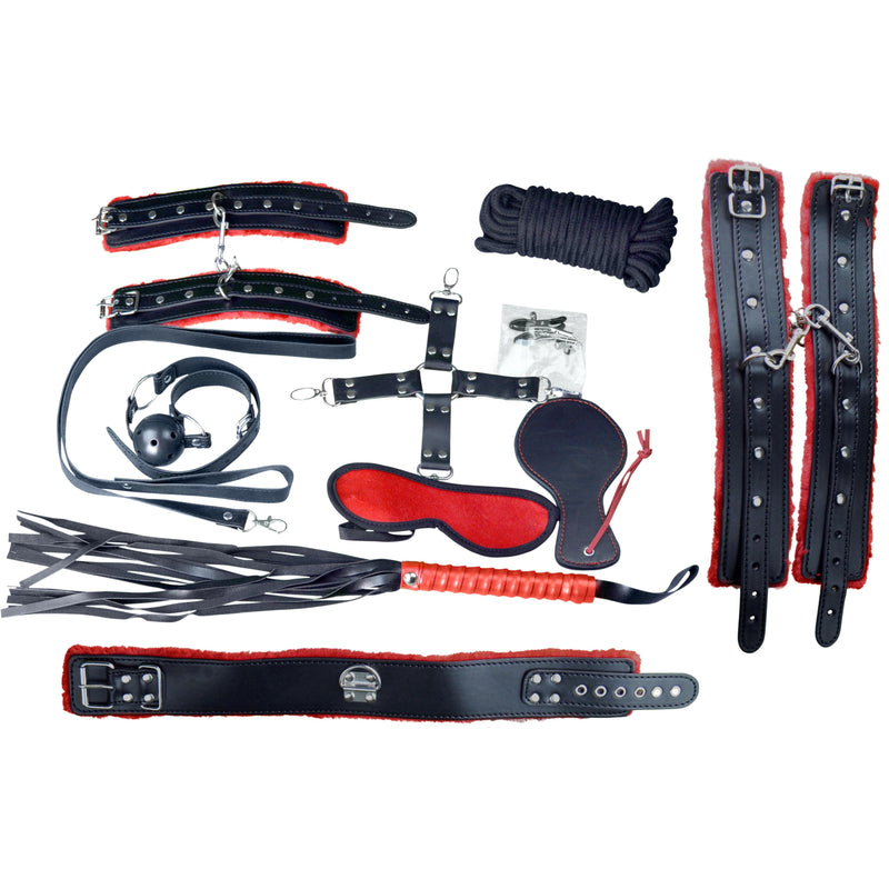 Bondage Kit - Deluxe Bondage Kit 14 pcs.The Love Zone
