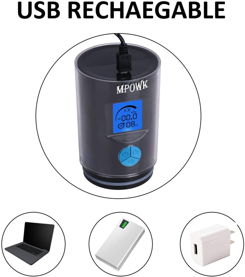 Rechargeable Pump with LCD Display