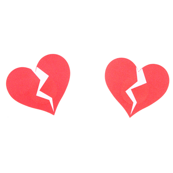 Broken heart sticker nipple