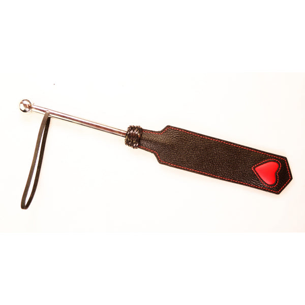 Paddle Heart w Metal Handle-Paddles-The Love Zone - paddles for sex