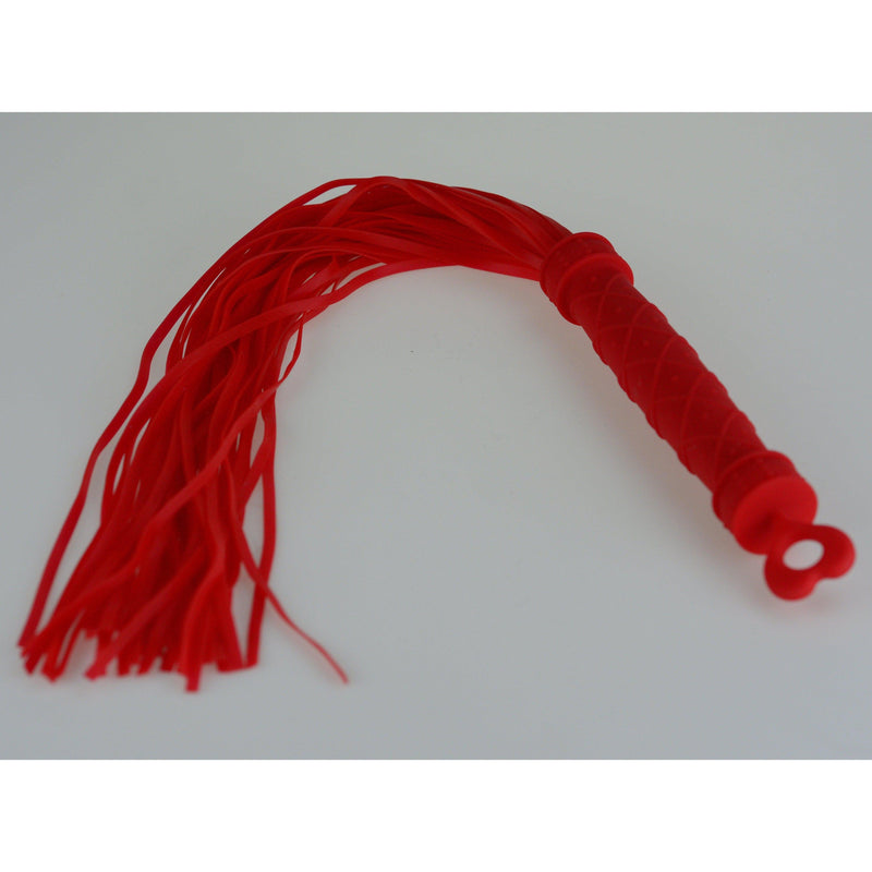 Whip - Silicone Red Flogger-FET-The Love Zone - sex flogger