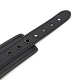 D Ring Neoprene Collar Black Comfortable slave collar