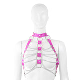 Hologram PVC with Chain Halter Bra Top (3 colors)