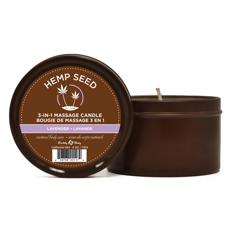 Massage - Earthly Body Soy & Hemp Massage Candle (6 scent options)
