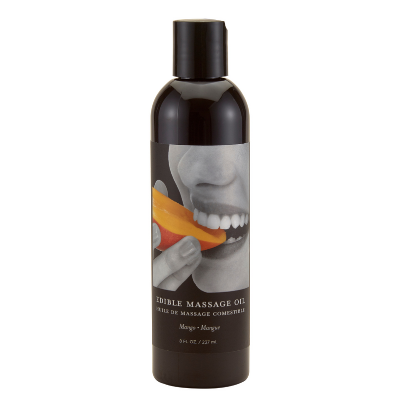 Massage - Edible Massage Oil Earthly Body - 8 oz (5 flavor options)