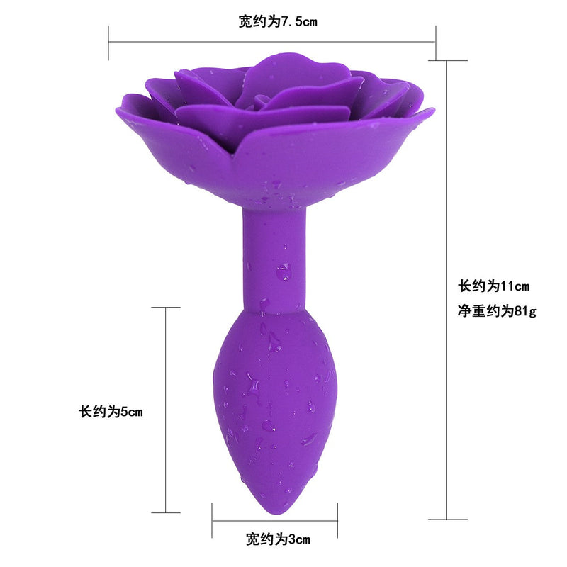 Flower Butt Plug (2 color options) S & G - TLZ Flower Butt Plug (2 color options) S & G - TLZ