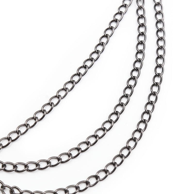 Triple chain nipple clamps - BDSM/Fetish Play