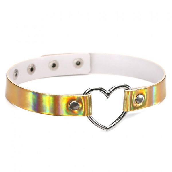 Pink Collar w/Heart Connector