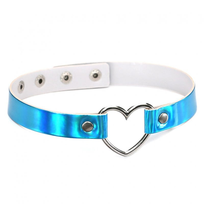 Collar - Heart Connector Neck Collar (6 color options)