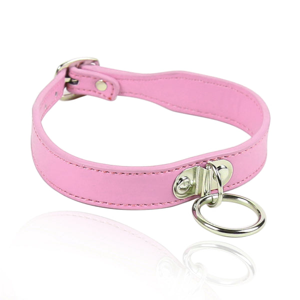 D Ring Collar Baby Pink