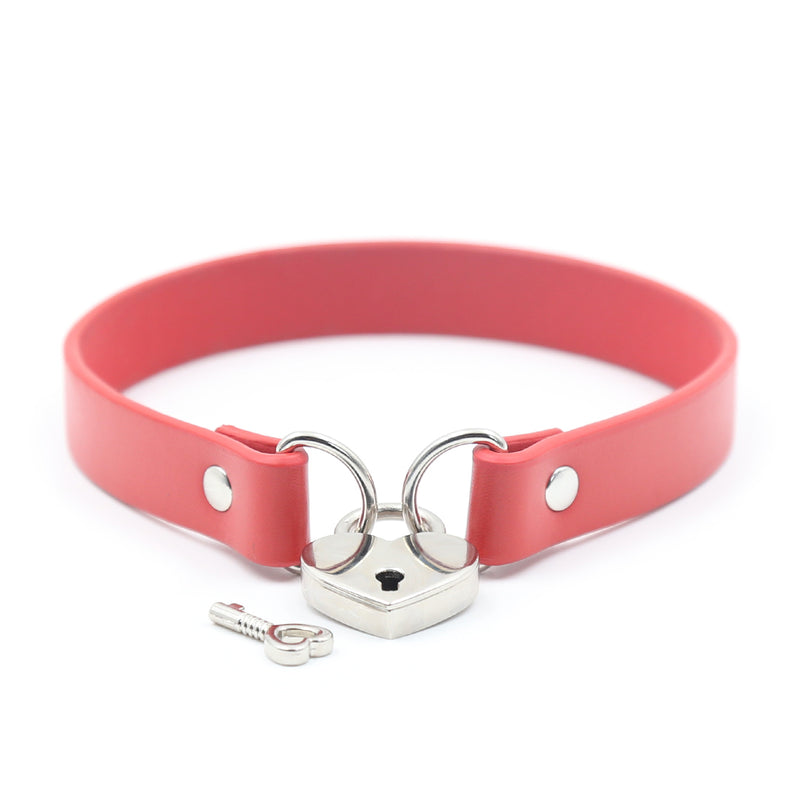 Collar - Lock Connector Neck Collar with Key (4 colors)