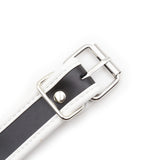 Collar - PVC Slave Collar with Piping and D Ring (3 color) Heavy Duty