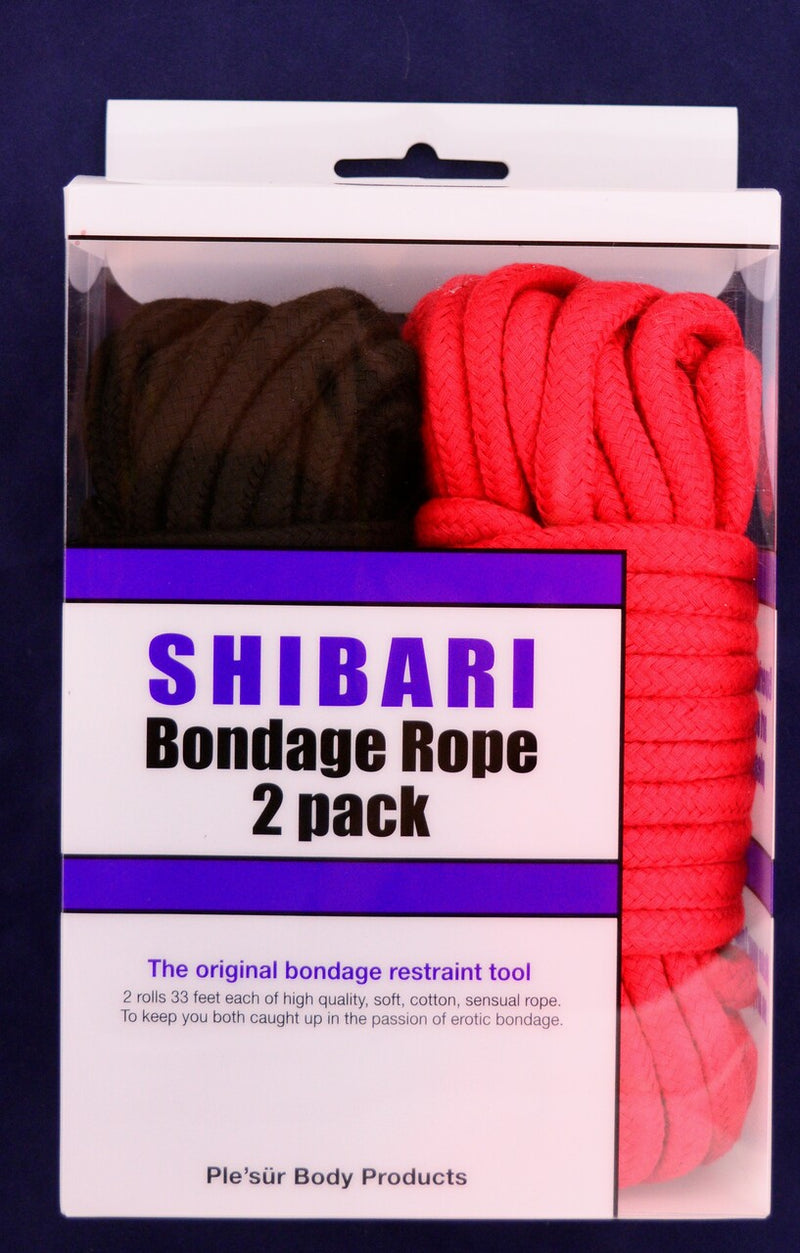 Rope - 2 Pack Cotton Rope 2 x 32' (5 color combination options)