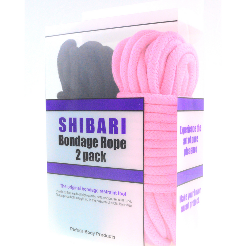 Rope - 2 Pack Cotton Rope 2 x 32' (5 color combination options)
