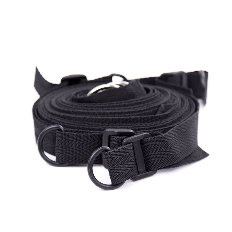 Bondage Kit - Neoprene Bed Cuff Kit Black