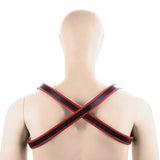 back view of Men's English Bulldog chest harness