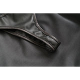 Skirt Open Back PVC Spanking Skirt-Actual Clothing Outerwear-The Love Zone