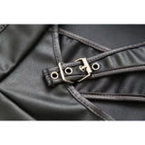 Skirt Open Back PVC Spanking Skirt-Actual Clothing Outerwear-The Love Zone