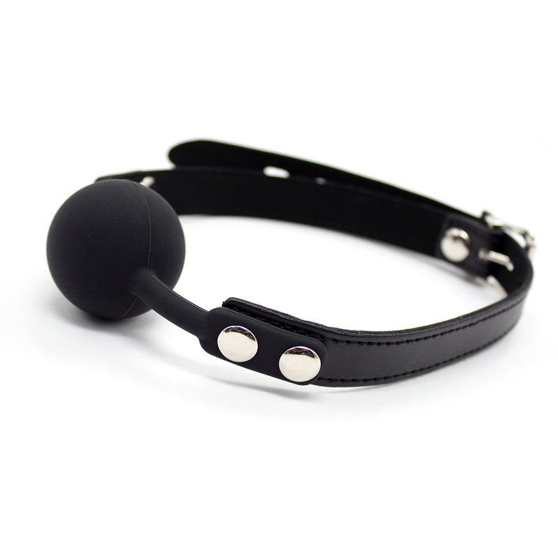 Durable Silicone ball gag with locking buckle