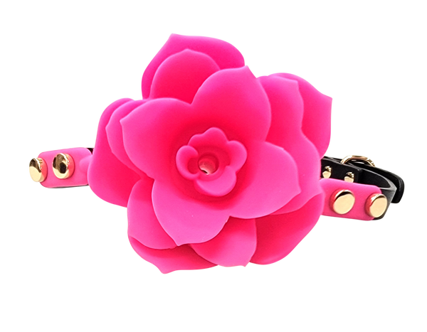 Rose Flower Ball Gag Silicone