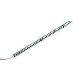 Electric Shock Urethral BiPolar e-stim Sound 8mm ribbed