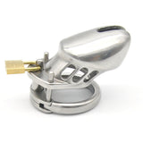 Chastity Cage - Men's Stainless Steel Short Style