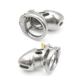 Chastity Cage - Men's Stainless Steel Short Style