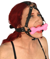 Ball Gag - Dog Bone Ball Gag Face Harness