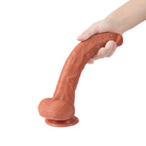 Len Silicone Realistic Dual Density 10.5 x 1.8 Dildo