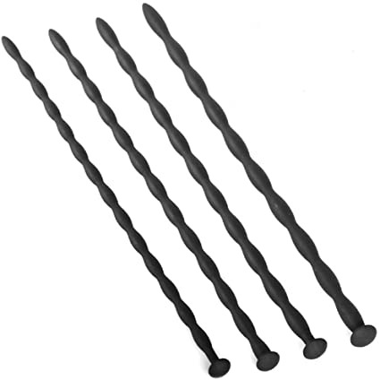 Urethral Sounding set - Silicone Long Set 7mm -10mm sounds undulate-Fetish Stuff-The Love Zone