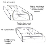 bondage bed restraints