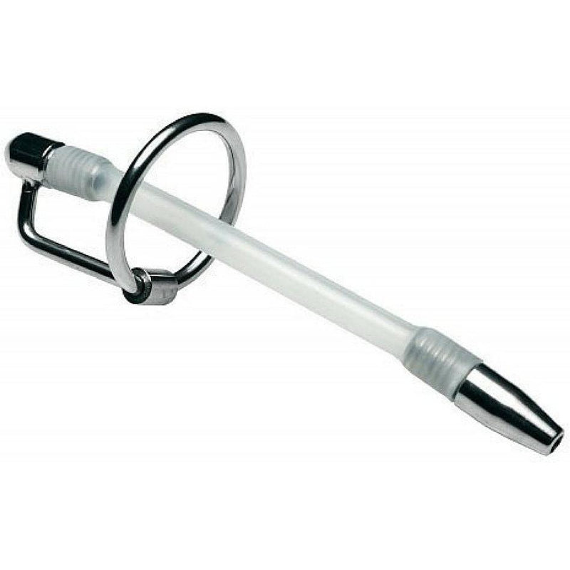 Penis Plug / Sound with Glans ring with Urethral tube S & G - TLZ Penis Plug / Sound with Glans ring with Urethral tube S & G - TLZ