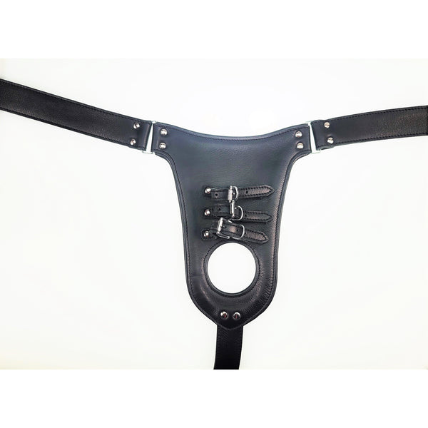Leather Men's Chastiy Belt-Chastity Items-The Love Zone