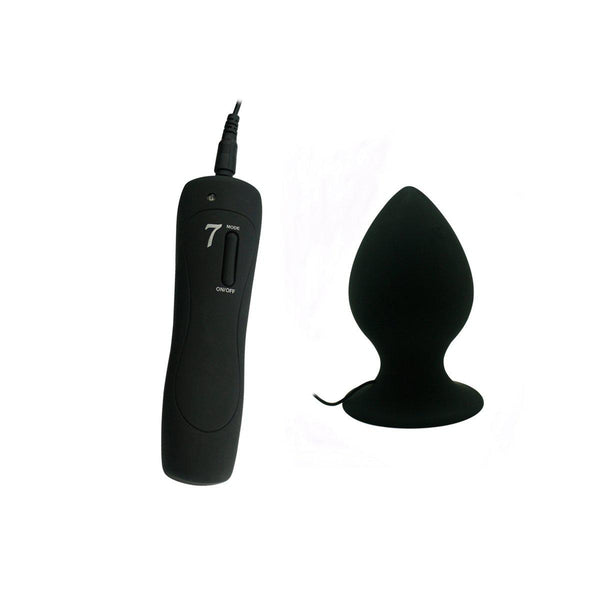 Lrg Vibrating Anal Plug 7 Mode Vibrating-TPLUG-The Love Zone