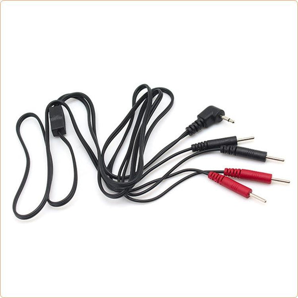 E-stim - 4 Pin Cord-Estim Electric play Tens play-The Love Zone