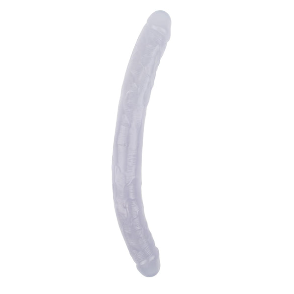 Clear 18" Double Dong Jelly Dildo